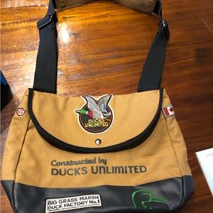 Ducks unlimited shoulder bag  100% cotton